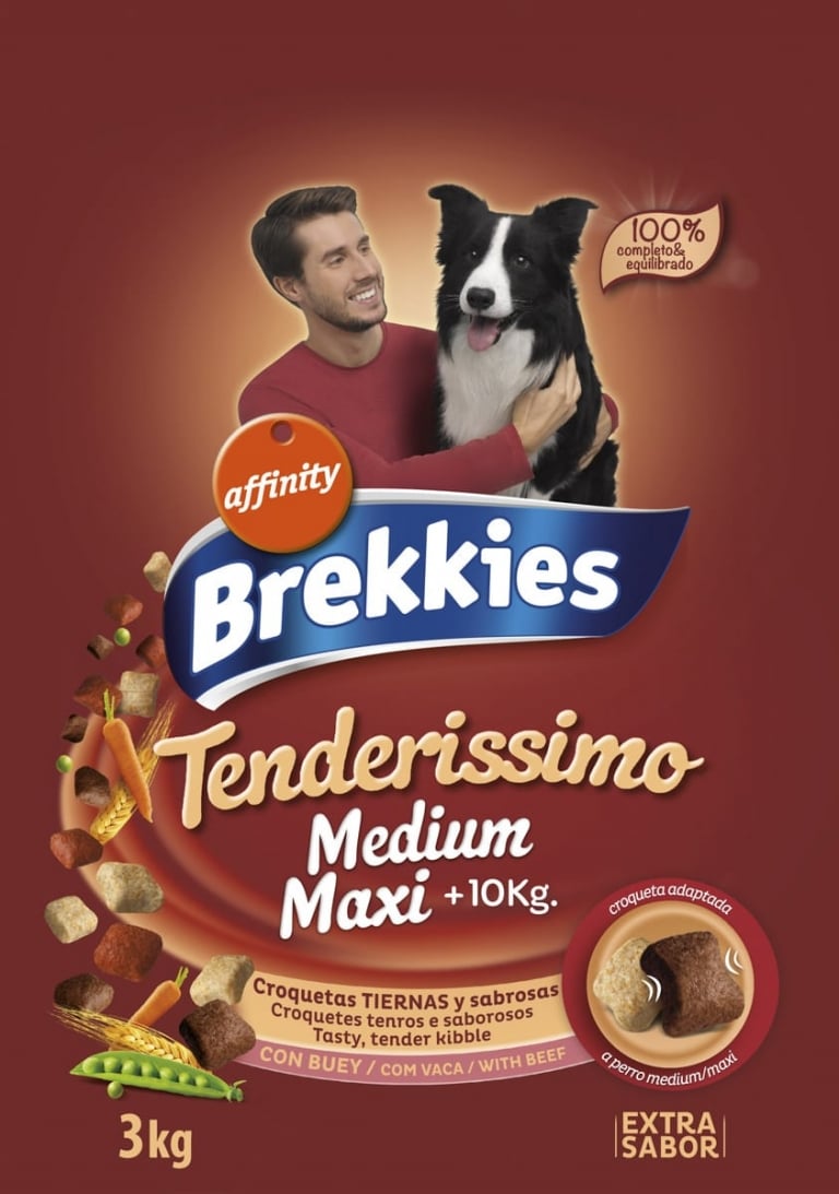 fotografia perro border collie packaging brekkies eva casado