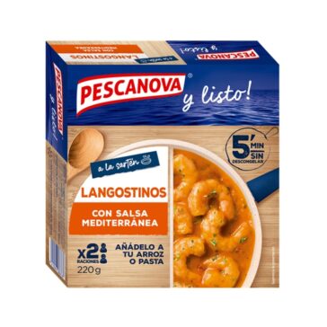 fotografia packaging pescanova langostinos sarten eva casado