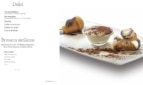 Fotógrafo de alimentos para carta Restaurante Trastevere: Dolci (Postres)
